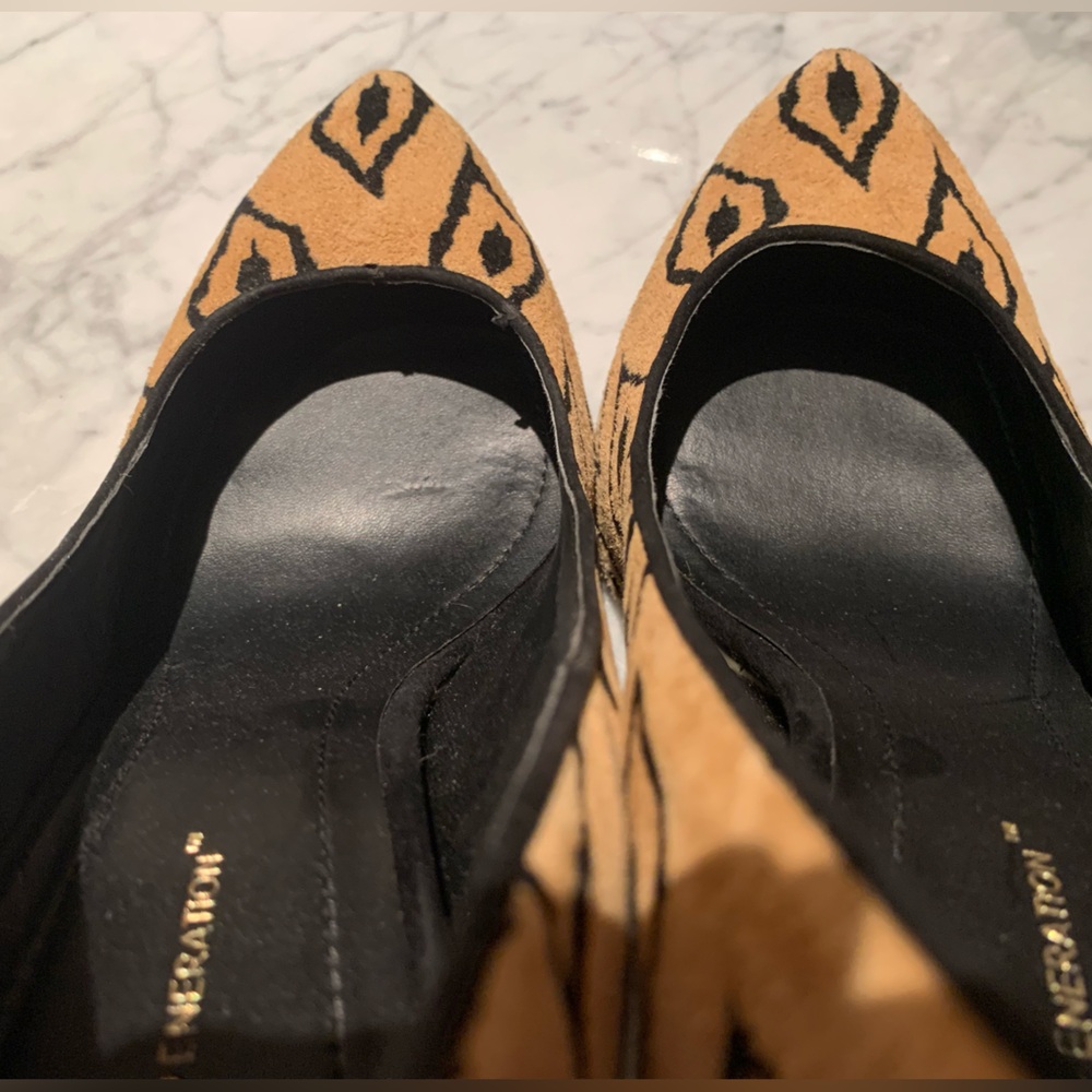 Bcbgeneration Aztec-Inspired Heelsexcellent Condi… - image 5